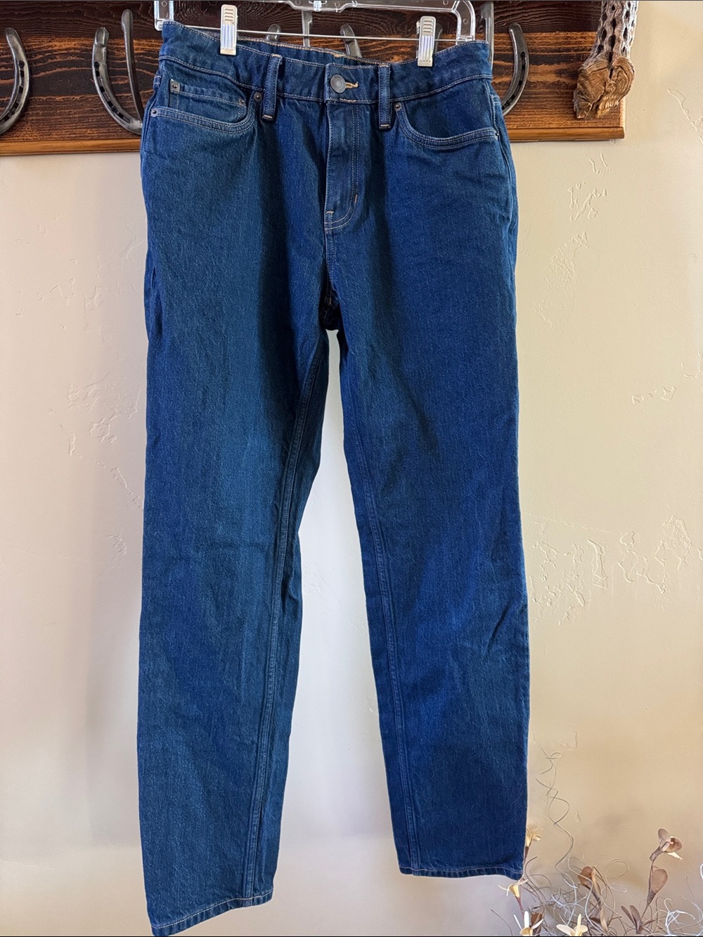 Vuori Men's Straight Jeans - Dark Blue